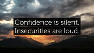 From silence to confidence