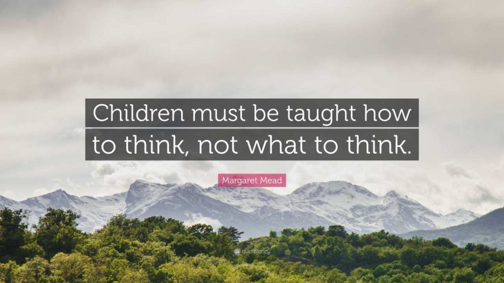 Students are taught what to think, not how to think, and the gap is showing