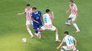 France survive Paraguay’s ‘disgraceful’ and ‘embarrassing’ dark arts
