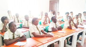 JSS 2 Students of Lordswill Academy During an Intra-Class Quiz and Debate Competition